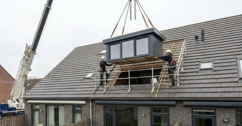 Dakkapel in Spijkenisse - Prefab dakkapel